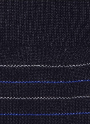 Detail View - Click To Enlarge - PAUL SMITH - 'Piggle' stripe socks