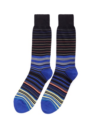 Main View - Click To Enlarge - PAUL SMITH - 'Piggle' stripe socks