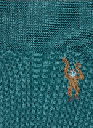 Detail View - Click To Enlarge - PAUL SMITH - Monkey intarsia socks