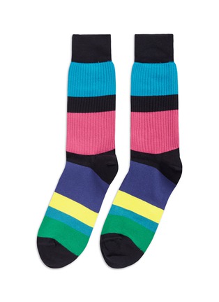 Main View - Click To Enlarge - PAUL SMITH - 'Cycle Stripe' socks