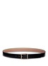 Figure View - Click To Enlarge - PAUL SMITH - Stripe reversible leather belt