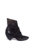 Main View - Click To Enlarge - MARSÈLL - 'Livelina' slouchy deer leather ankle boots