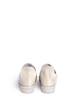 Back View - Click To Enlarge - MARSÈLL - 'Formica' distressed leather shoes