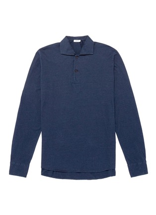 Main View - Click To Enlarge - EIDOS - 'Ladro' long sleeve polo shirt