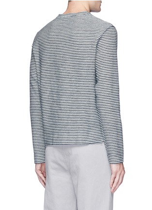 Back View - Click To Enlarge - EIDOS - 'Fiske' stripe sweater