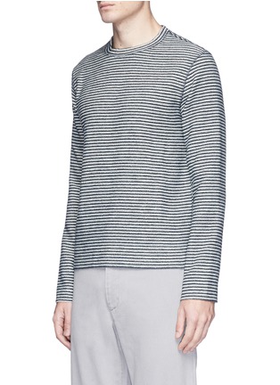 Front View - Click To Enlarge - EIDOS - 'Fiske' stripe sweater