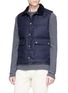 Front View - Click To Enlarge - EIDOS - 'Rancher' wool puffer vest