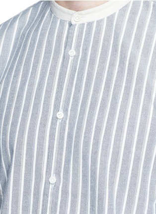 Detail View - Click To Enlarge - EIDOS - 'Contra Rigato' stripe Oxford shirt