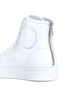 Detail View - Click To Enlarge - COMMON PROJECTS - 'Tournament High Super' leather sneakers