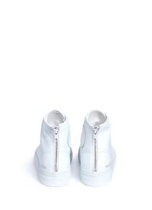 Back View - Click To Enlarge - COMMON PROJECTS - 'Tournament High Super' leather sneakers