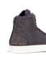 Detail View - Click To Enlarge - COMMON PROJECTS - 'Tournament High Shearling' suede sneakers