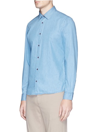 Front View - Click To Enlarge - ALTEA - Cotton chambray shirt
