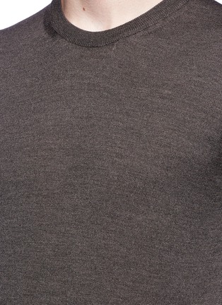 Detail View - Click To Enlarge - ALTEA - Virgin wool-silk sweater