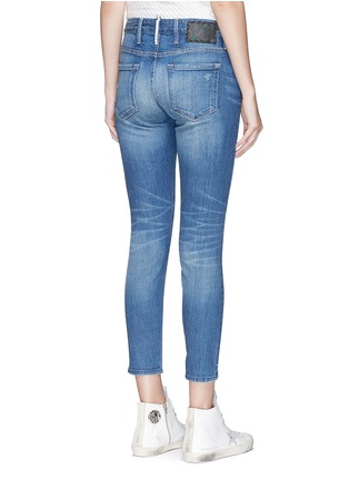 Back View - Click To Enlarge - 72877 - 'Chely' low rise cropped skinny jeans
