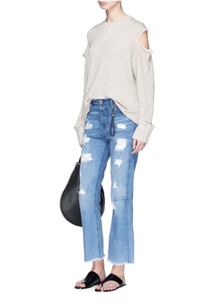 Figure View - Click To Enlarge - 72877 - 'Bellatula' cropped flared jeans