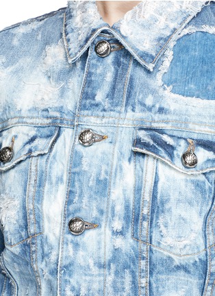 Detail View - Click To Enlarge - 72877 - 'Steppe' distressed denim jacket