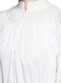 Detail View - Click To Enlarge - TIBI - 'Cora' floral embroidery belted poplin dress