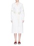 Main View - Click To Enlarge - TIBI - 'Cora' floral embroidery belted poplin dress