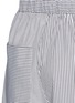 Detail View - Click To Enlarge - TIBI - Wide leg mixed stripe pants