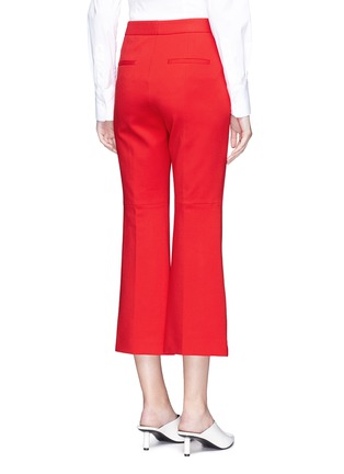 Back View - Click To Enlarge - TIBI - Cropped flared ponte knit pants