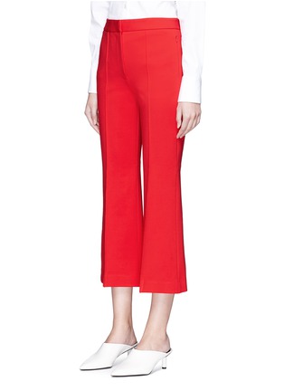 Front View - Click To Enlarge - TIBI - Cropped flared ponte knit pants