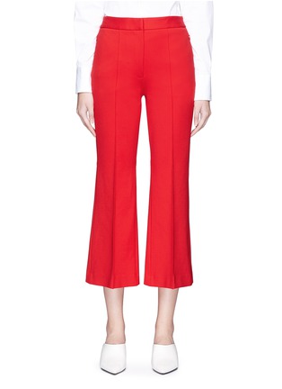 Main View - Click To Enlarge - TIBI - Cropped flared ponte knit pants