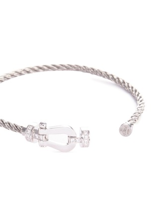 Detail View - Click To Enlarge - FRED - 'Force 10' medium braided cable cuff