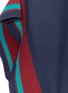 Detail View - Click To Enlarge - TIBI - Asymmetric stripe trim knit skirt