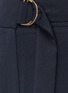Detail View - Click To Enlarge - TIBI - Belted suiting culottes