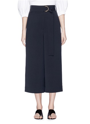 Main View - Click To Enlarge - TIBI - Belted suiting culottes