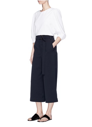 Figure View - Click To Enlarge - TIBI - Belted suiting culottes