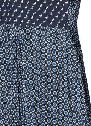 Detail View - Click To Enlarge - STELLA MCCARTNEY - 'Dominique' dégradé tie print asymmetric panel maxi dress