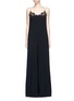 Main View - Click To Enlarge - STELLA MCCARTNEY - 'Kara' floral lace cady wide leg jumpsuit