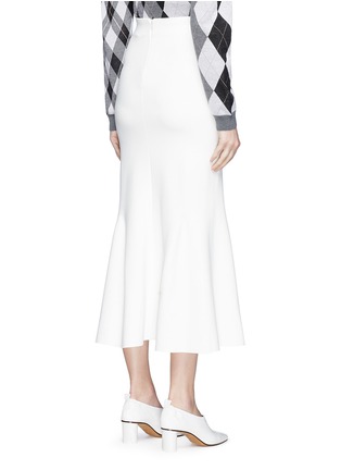 Back View - Click To Enlarge - STELLA MCCARTNEY - Stretch knit flared skirt