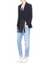Figure View - Click To Enlarge - STELLA MCCARTNEY - Fringe star patch T-shirt
