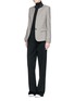 Figure View - Click To Enlarge - STELLA MCCARTNEY - Houndstooth check plaid wool suiting jacket