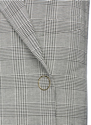 Detail View - Click To Enlarge - STELLA MCCARTNEY - 'Edith' double-breasted houndstooth coat