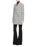 Figure View - Click To Enlarge - STELLA MCCARTNEY - 'Edith' double-breasted houndstooth coat