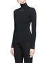 Front View - Click To Enlarge - STELLA MCCARTNEY - Ring embellished turtleneck sweater