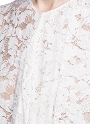 Detail View - Click To Enlarge - STELLA MCCARTNEY - 'Elena' sleeve overlay floral lace dress