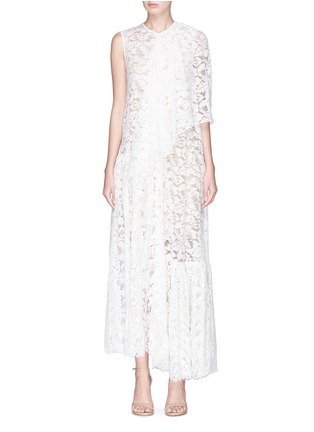 Main View - Click To Enlarge - STELLA MCCARTNEY - 'Elena' sleeve overlay floral lace dress