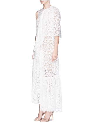 Figure View - Click To Enlarge - STELLA MCCARTNEY - 'Elena' sleeve overlay floral lace dress
