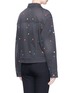 Back View - Click To Enlarge - STELLA MCCARTNEY - Heart embroidered denim jacket