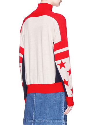 Back View - Click To Enlarge - STELLA MCCARTNEY - 'The Dandy' intarsia turtleneck sweater