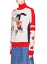 Front View - Click To Enlarge - STELLA MCCARTNEY - 'The Dandy' intarsia turtleneck sweater