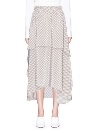Main View - Click To Enlarge - STELLA MCCARTNEY - Floral print silk crepe skirt