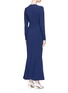Back View - Click To Enlarge - STELLA MCCARTNEY - 'Trudy' cady maxi fishtail dress