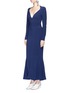 Figure View - Click To Enlarge - STELLA MCCARTNEY - 'Trudy' cady maxi fishtail dress
