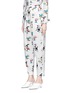 Front View - Click To Enlarge - STELLA MCCARTNEY - 'Callie' comic print sateen pants