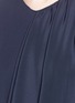 Detail View - Click To Enlarge - STELLA MCCARTNEY - 'Emmanuelle' sleeve overlay silk crepe dress
